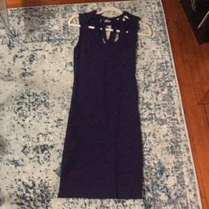 Diane von Furstenberg purple bodycon